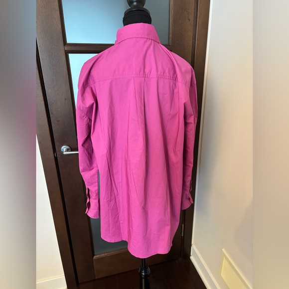 Banana Republic Pink Button Down Shirt sz Small PtP 20” - Picture 3 of 7